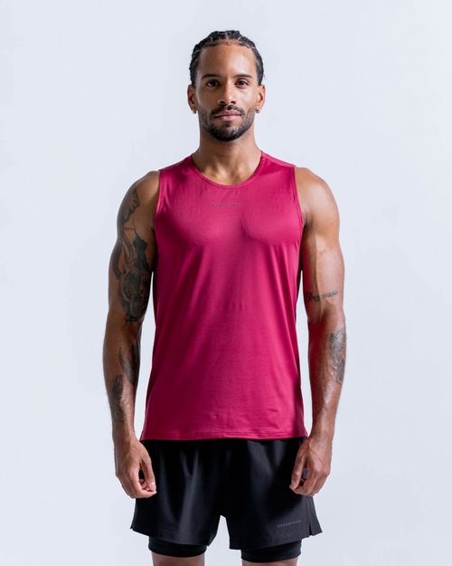 Esqueleto En Malla Transpirable,  Color Rojo Para Hombre