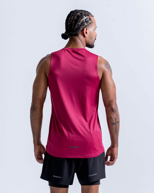 Esqueleto En Malla Transpirable,  Color Rojo Para Hombre