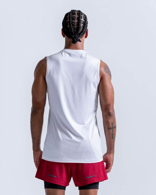 Esqueleto Amplio Con Diseño Geométrico,  Color Blanco Para Hombre
