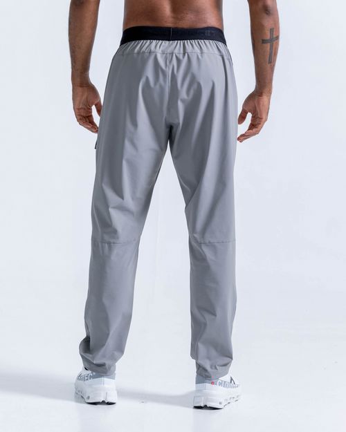 Pantalón Con Pretina En Elástico,  Color Gris Osc Para Hombre