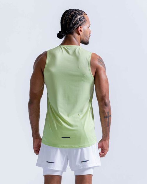 Esqueleto En Malla Transpirable,  Color Verde Lima Para Hombre