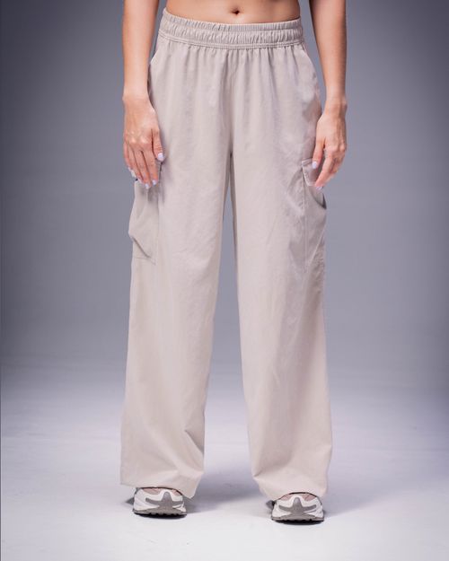 Pantalón Cargo Wide leg, Color Café Claro Para Mujer