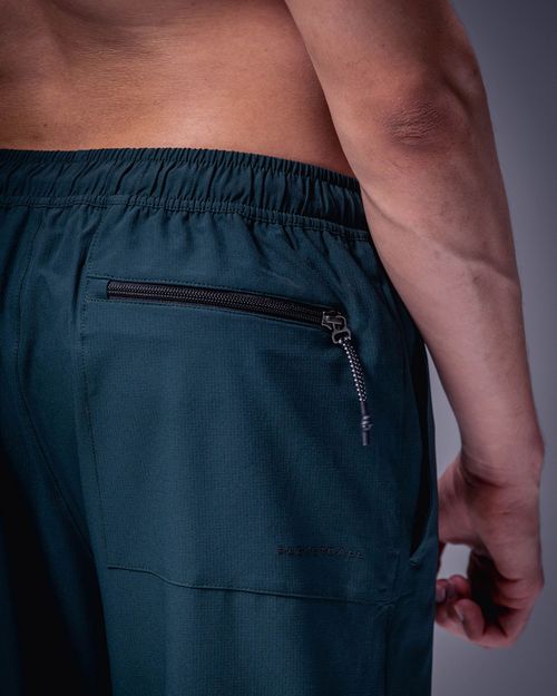 Pantalón Evolución Con Cremallera,  Color Verde Oscuro Para Hombre