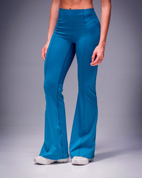 Leggings Bota Amplia,  Color AZUL OCEANO  Para Mujer