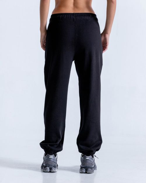 Jogger Tiro Alto,  Color NEGRO  Para Mujer