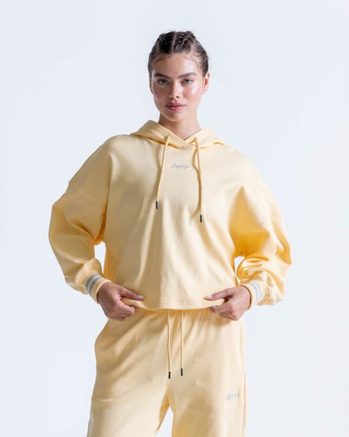 Buzo Corto Oversize,  Color AMARILLO CLARO Para Mujer