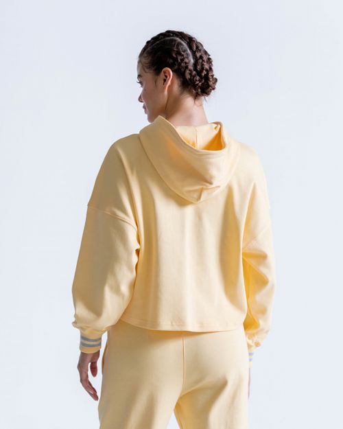 Buzo Corto Oversize,  Color AMARILLO CLARO Para Mujer