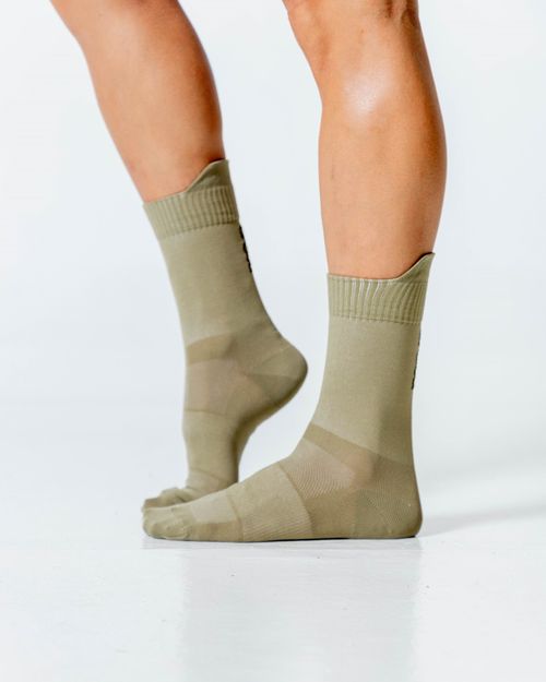 Medias Outdoor Con Degrade VERDE  Para Unisex